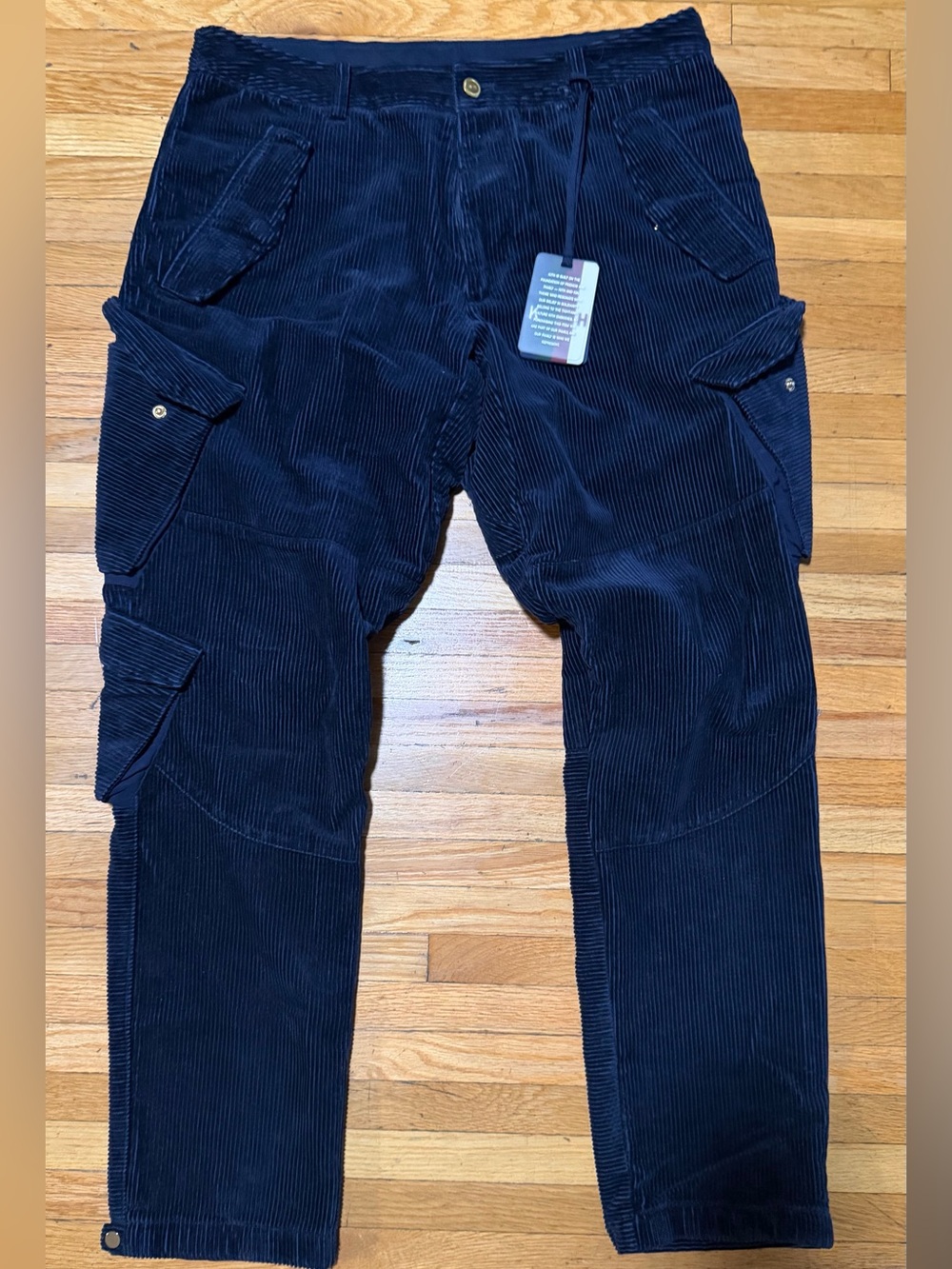 Kith Men's Navy Corduroy Cargo Pants size 33